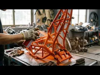 KTM Motorcycle Full Restoration Back to New Start to Finish