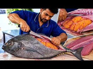 Filleting a Fish with a Belly Full of Roe