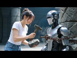 The Girl Who Found a Chained Robot on an Island and Broke