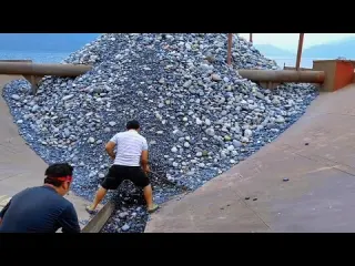 Cobblestones unloading relaxing and healing