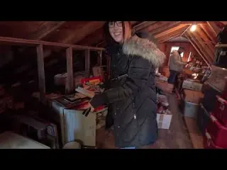 Thrifting Old Farm Buildings And Creepy Attic With Crazy