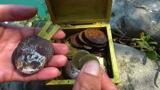 The challenge of using a metal detector to search for 50