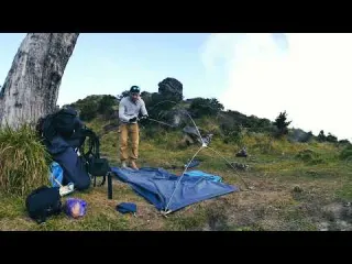 Extreme Solo Mountain Camping Cooking Above the Clouds
