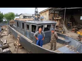 Friends Build IMPRESSIVE 40 Foot BOAT From Scrap Regusta C