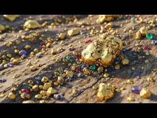 UNBELIEVABLE FIND We Struck the MOTHERLODE of Gold Gemstones