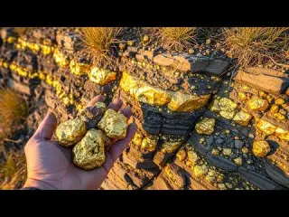 Gold Panning Start to Finish Massive Find