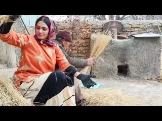 Village Lifestyle Iran Cooking Whole Lamb In Tandoor Donkey