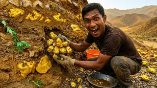I Found a Mountain of PURE GOLD The Biggest Gold Discovery