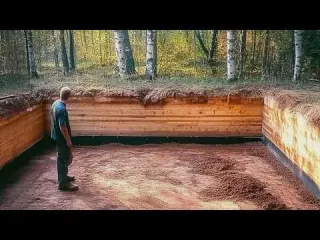 Two Men Build HUGE CABIN Underground Start to Finish by