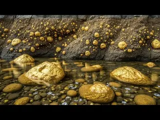 Searching for Rare Sea Glass in the Muddy Water