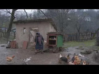 The Life of a Lonely Old Woman in a Snowy Mountain Village