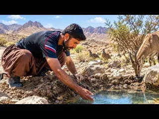 I Dug Hidden Water in the Dry Desert Built a Stone Basin