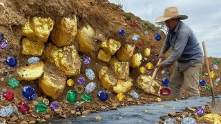 Digging into the World s Richest Gem Wall