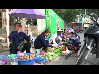 Harvesting Bitter Melon Melon Pear bring to market to sell