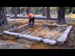 Man Builds Survival STONE SHELTER in the Forest Start to