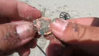 On the Beach Metal Detecting again