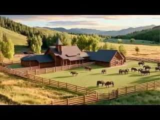 Man Transforms Land into a Ranch with a Stunning Custom