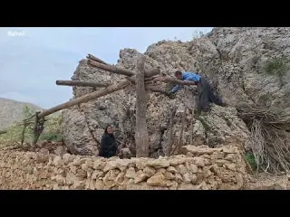 A beautiful and skillful trick to build a home with natural