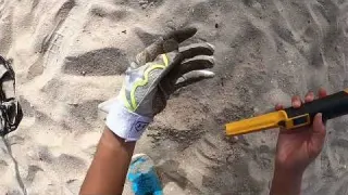 Beach Metal Detecting Baseball