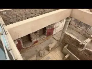 Zengin Romalıların gösterişli yamaç evleri Efes antik kent
