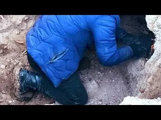 Frozen Mountain Survival Building a Stone House Against the
