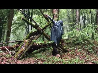 The Craziest Camping in Heavy Rain Solo Camping Under a