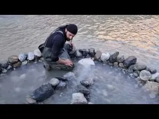 Nehirde Balık Avı Fishing in the River 100 Kg Balık