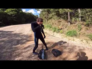 Achei Mergulhando Uma Mochila cheia De e outras coisas