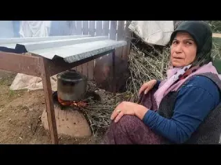 YAĞMURLU GÜN SOBALI SICAK KÖY EVİ YEMEĞİ GELİN EVİ YENİ