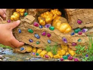 Lost and Found Treasure Hunt in Mud