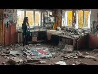 Young Woman Turns Abandoned Room Into a Cozy Living Space