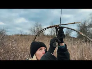 Solo Female Bushcraft Primitive Shelter Build