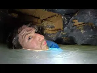 No Time To Think He Went Fully Under In The Flooded Cave
