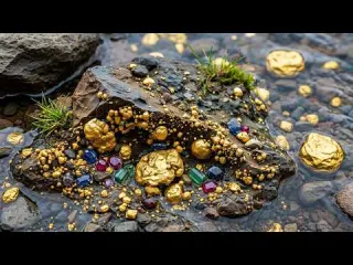 Lost and Found Treasure Hunt in Mud