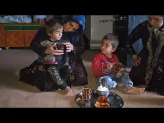 An accident on a rainy day in the villages of Iran