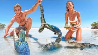 GIANT MUDCRAB Crocodile In Remote Australia
