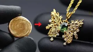 Making nature inspired k gold jewelry how to make