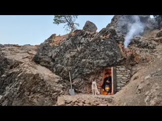 I Turned a Mysterious Cave Into a Hidden Survival Home