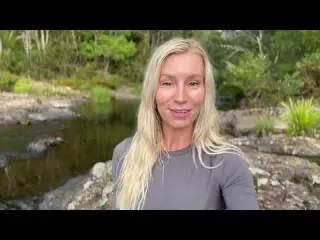 REMOTE CAMPING ON TOP OF A WATERFALL Solo X adventure
