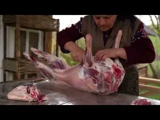 Roasting a Whole of Lamb in Tandoor Oven