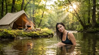 Solo Camping at a Hidden Crystal Creek