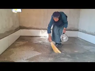 Alone in the Mountains Grandma Cleans and Strengthens Her