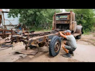 Abandoned TRUCK Full Restoration From Junk to Brand New