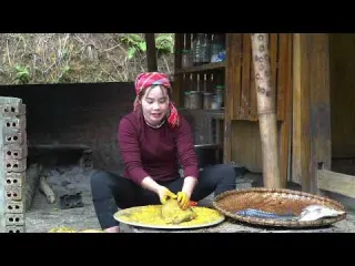 Fish cooking day Making giant smoked carp to sell at the