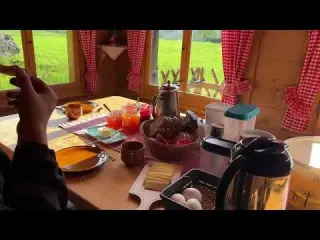 Life in a Swiss Alpine village Woke to the storm s roar