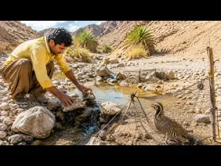 A Hidden Spring in the Desert Was Being Used to Trap Chukar