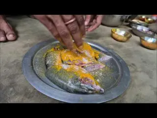 Kangla Fish Curry With Cauliflower Cooking And Eating By