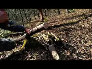 Building a Shelter Deep in the Forest A Real Bushcraft