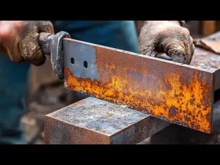 Man Turns Scrap Metal into Masterpiece Knives Start to