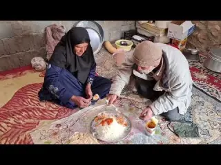 Iran nomadic life Jahangir goes to the mountains due to